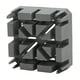 thumbnail image 4 of Soporte Para Extracción De Eslabones De Reloj, Soporte De Pulsera De Reparación De Relojes Con Múltiples Ranuras De Plástico Gris Para Taller De Reparación, 4 of 7