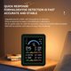 thumbnail image 3 of Air 10 En 1 Detector De Aire CO2 TVOC HCHO PM2.5 PM10 PM10 PM0.3 Probador De Aire Interior Multifuncional Compatible Con Tuya Smart APP Negro, 3 of 7