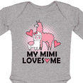 thumbnail image 4 of Inktastic My Mimi Loves Me Llama Girls Long Sleeve Baby Bodysuit, 4 of 5