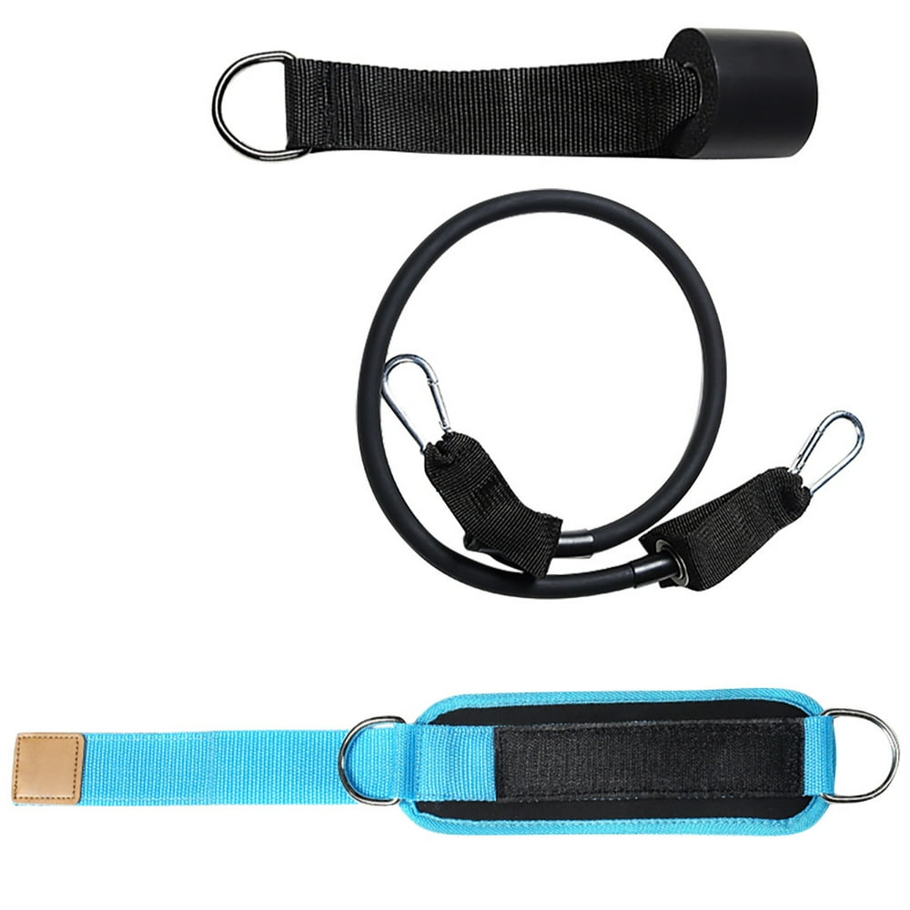 Support straps for hip lifting for door ankle straps and buckle ankle