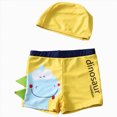 thumbnail image 1 of COMVALUE Boys Swim Trunks Toddler Swim Shorts Swimming Boxer Briefs (Yellow, 3-6 Years), 1 of 7