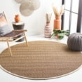 thumbnail image 2 of SAFAVIEH Natural Fiber Maisy Solid Area Rug, Natural/Ivory, 8' x 8' Round, 2 of 10