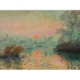 thumbnail image 3 of Tadeusz Makowski 24x19 Black Modern Framed Museum Art Print Titled - Landscape at Sunset (1906), 3 of 5
