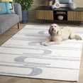 thumbnail image 3 of Safavieh Ebony Rowan Geometric Area Rug, Ivory/Blue, 5' x 8', 3 of 11