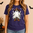 thumbnail image 4 of Cute Western Halloween Shirt, Cowboy Ghost Boots Tee, Country Spooky Cowgirl Top for Women, Western Fall Gift, 4 of 6