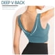 thumbnail image 2 of Sujetador deportivo para mujer Yoga Running Workout Fitness Chaleco Deep V, 2 of 8