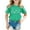 Green, variant on Shirts Girls Heartbeat Sequins Cartoon Print T Shirt Casual Short Sleeve Tee Soft Fashion Girls' Tops, Tees & Blouses Blue 110