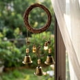 thumbnail image 6 of Witch Protection Bell Black White Blessing Bottle Set, Spiritual Prayer Bottle With Decorative Bells, Witchcraft Ornament for Home Decor, Meditation Altar Spiritual Protection Gift, Gold, 6 of 8