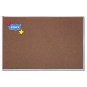 Quartet Premium Colored Cork Bulletin Board, 18" x 24", Aluminum Frame