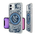 thumbnail image 6 of New York City FC iPhone Paisley Design Clear Case, 6 of 7