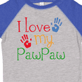 thumbnail image 4 of Inktastic PawPaw Grandkids Handprints Boys or Girls Toddler T-Shirt, 4 of 5