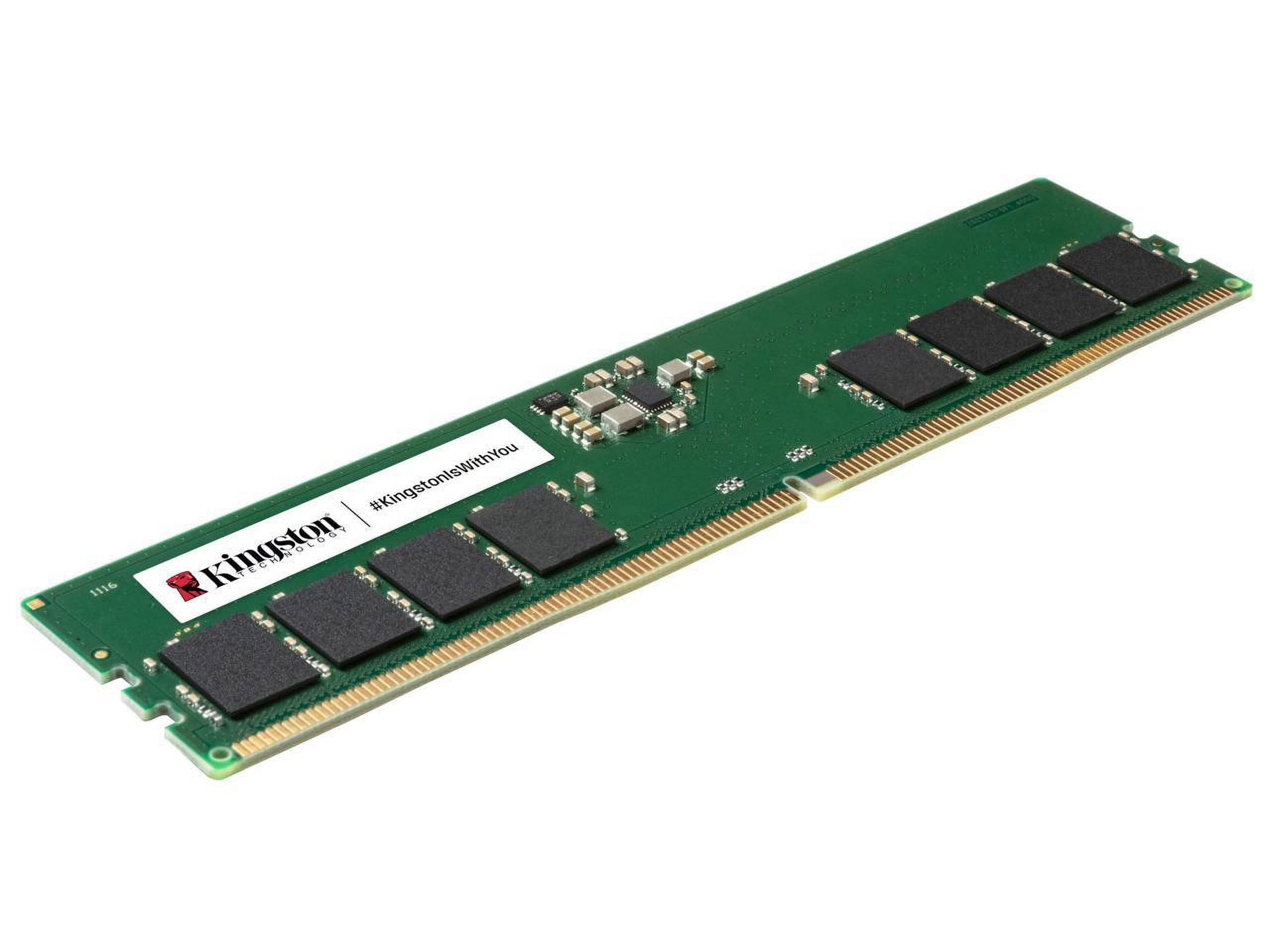 Kingston 32GB PC RAM, DDR5 4800, CAS Latency 40, Voltage 1.10V