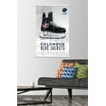 thumbnail image 2 of NHL Columbus Blue Jackets - Drip Skate 21 Wall Poster with Wooden Magnetic Frame, 22.375" x 34", 2 of 6