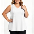 thumbnail image 3 of NominalSnug Plus Size Tank Tops for Women Loose Fitted V Neck Sleeveless Shirts 2026 Fashion Summer Clothes S-3xl, 3 of 6