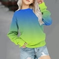 thumbnail image 2 of Godom Girls Sweatshirt Graphic Sweatshirts for Teen Girls Crewneck Oversized Sweatshirt Kids Fashion Long Sleeve Pullover Tops, 2 of 5