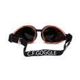 thumbnail image 4 of DODOING Vintage Motorcycle Helmet Goggles Pilot Riding Eye Wear Copper for Harley Cruiser Black Lens, 4 of 4