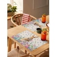 thumbnail image 5 of 2024 Placemat Easter Spring Egg Rabbit Kitchen Dining Table r Accessories 4/6pcs Heat Resistant Tableware Mat, 5 of 7