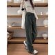 thumbnail image 5 of Pantalones vaqueros de pierna ancha Retro para mujer, Pantalones rectos de cintura alta, ajuste suelto versátil, efecto adelgazante, marca de moda, 5 of 5