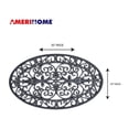 thumbnail image 6 of Decorative Scrollwork Rubber Entry Mat 18 x 30 in. - Oval Shape, 6 of 6