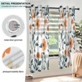 thumbnail image 3 of Yayeee Window Curtains Set of 2 for Living Room Light Filtering 63"x42", Flowers Pattern, 3 of 7