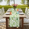 thumbnail image 4 of Table Runners 72 Inches Long Dress Scarves, Spring Leaves Farmhouse Kitchen/Dining Table Runner, Coffee Tablerunners, Pastoral Garden Botanical Watercolor 18x72 Inch, 4 of 9