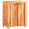thumbnail image 2 of vidaXL Sideboard 23.2"x13"x29.5" Solid Acacia Wood, 2 of 10