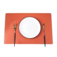 thumbnail image 1 of CSChome Set de Table en Faux Cuir Résistant à la Chaleur Antidérapant Réutilisable Design Rectangulaire pour Cuisine Maison, 1 of 6