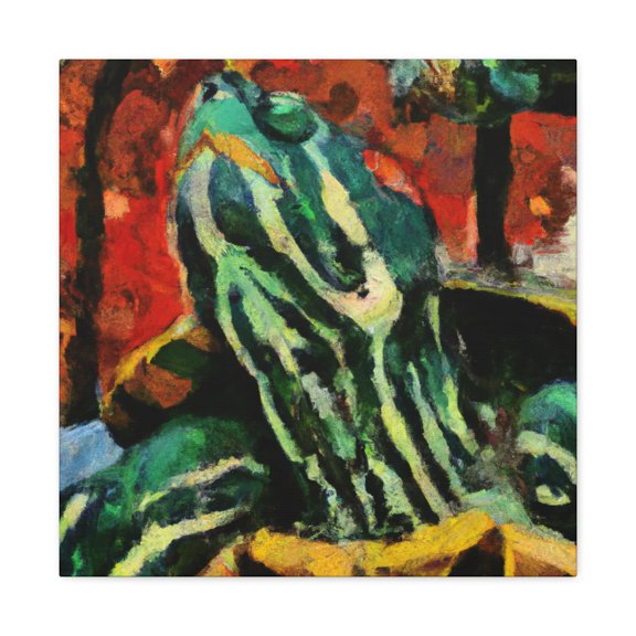 Turtle in Expressionism - Canvas