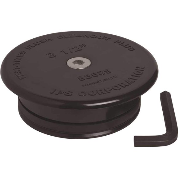 Tapón de reparación de limpieza mecánica IPS 83689 de 8,9 cm a ras