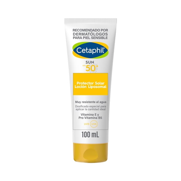 CETAPHIL&reg; Sun FPS50+ Loci&oacute;n de Alta Protecci&oacute;n con Aloe Vera y Vitamina E, 100 ML, Pieles Secas a Normales y Sensibles