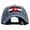 Navy, variant on Colorado Flag Embroidered Big Size Washed Pigment Dyed Cap - Black XL-3XL