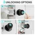 thumbnail image 3 of YDLW Smart Door Lock, Fingerprint Door Lock Knob with App Control, Suitable for Home, Cloakroom, Offices, Hotels, 3 of 8