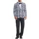 thumbnail image 2 of BLAZER DE FIESTA PARA HOMBRES INSPIRADO CHIC, CON ESTAMPADO DE ANIMALES, CHAQUETA LIGERA DE TRAJE, S BLANCO Y NEGRO, 2 of 5