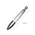 thumbnail image 4 of Worallymy pinzas para asar a la parrilla de barbacoa de 12 pulgadas de largo acero inoxidable TPR nailon asar a la parrilla barbacoa pinza antiadherente para servir pasteles y ensaladas Worallymy JD735815584, 4 of 7