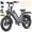 Gray, variant on 2800W PeakDual Motor,33MPH 52V 70Ah,200Miles Long Range, Electric Bike for Adults,2025 Upgraded ANIIOKI AQ177 PRO MAX eBike,20x4 Fat Tire All Terrain Full Suspension Ebikes, SHM 7-Speed Gear UL2849