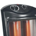 thumbnail image 4 of Comfort Glow QTH350 1,500-Watt-Max Portable Quartz Tower Heater with Thermostat, Black, QTH350, 4 of 4