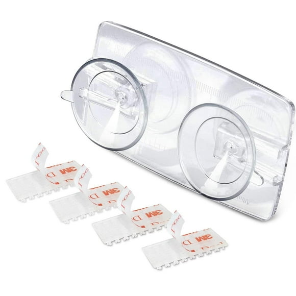 Soporte de Pase de Peaje Allinko Transparente para Parabrisas 3.9 x 2.1 Pulgadas