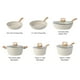thumbnail image 2 of Juego de ollas y sartenes de 21 piezas, juego de utensilios de cocina antiadherentes con juego de cocina (blanco, 21 piezas), 2 of 5