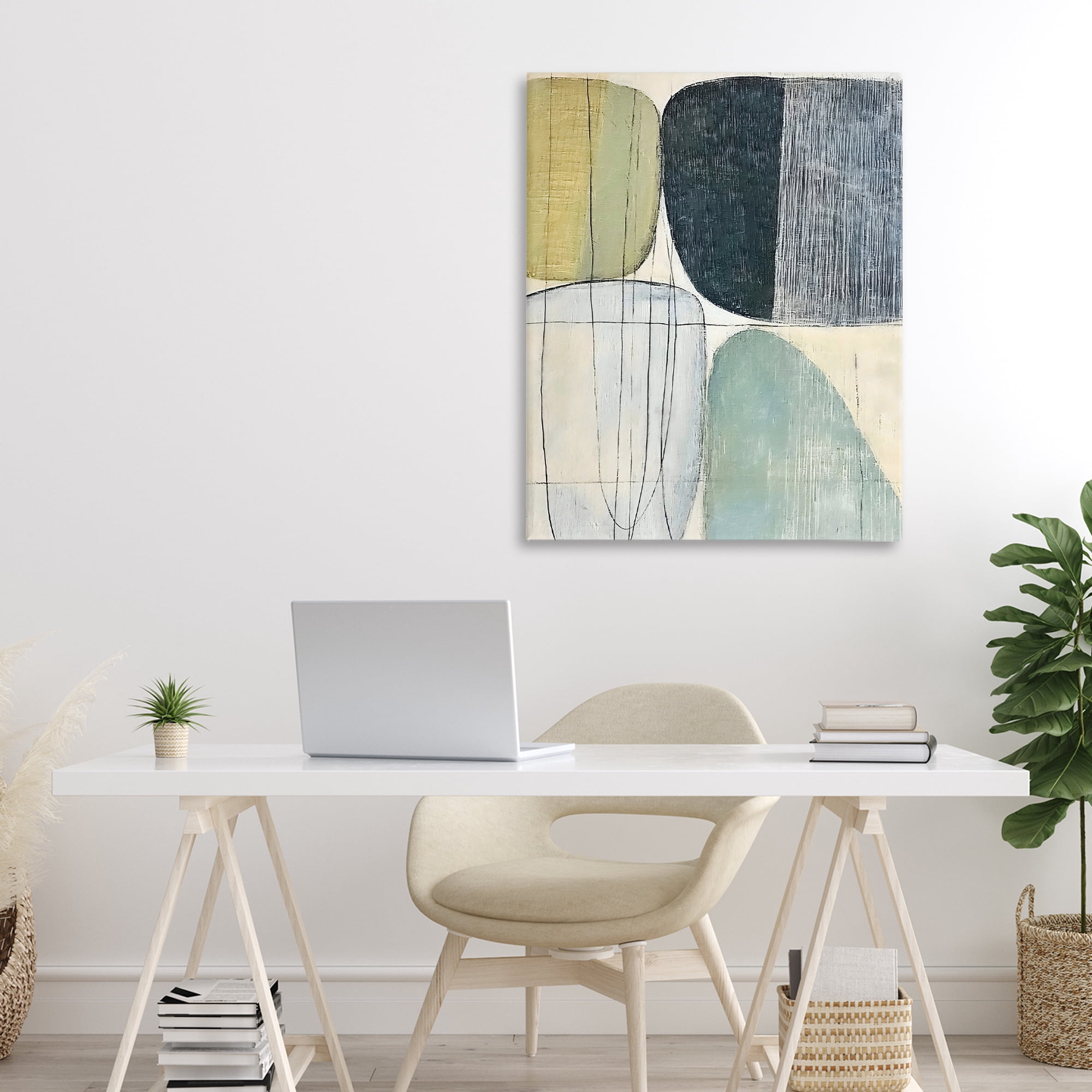 Stupell Industries Modern Organic Composition Canvas Wall Art, design by Riley B