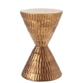thumbnail image 3 of Christopher Knight Home 13.78" Luxury Lightweight Concrete Side Table, Indoor Outdoor Use, Copper, 3 of 11