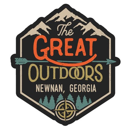 Newnan Georgia The Great Outdoors Design 2-Inch Vinyl Decal Sticker
