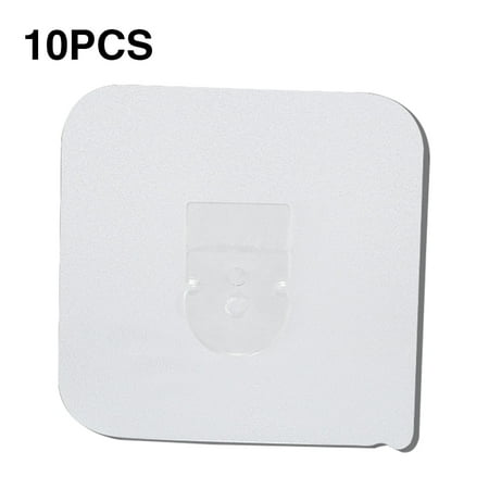 

GETHOME 10pcs/set Hanging Home Durable Self Adhesive Wall Hooks Living Room Office