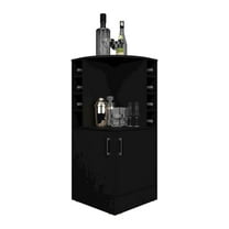 We Have Furniture Hobart Bar Cabinet, Living Room, Black