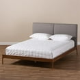 thumbnail image 5 of Bowery Hill Modern Upholstered Queen Platform Bed in Grey, 5 of 8