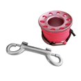 thumbnail image 1 of VONKY Diving Finger Reel Guide Spool 15m Line Dual Ended Snap Purple Pink 15M Wire, 1 of 1