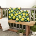 thumbnail image 4 of Sunbrella Yellow Lemons Indoor/ Outdoor Pillows (Set of 2) 22 in x 22 in, 4 of 5