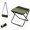 Green, variant on Portable Foldable Backpack Stool, Pocket Chair Camping Fishing Stool, Mini Outdoor Camping Stools Sling Bag, Collapsible Stools Chairs Carry Bag for Fishing Travelling Picnics