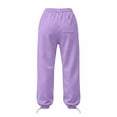 thumbnail image 7 of Ashyfjp Womens Sweatpants Casual Solid Color Elastic Waist Joggers with Side Pockets and Adjustable Drawstring Cuffs Relaxed Everyday Wear, Size (S-3XL), 7 of 7
