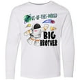thumbnail image 3 of Inktastic Out of This World Big Brother Astronaut in Space Long Sleeve Youth T-Shirt, 3 of 5