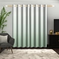 thumbnail image 6 of Lfeey Teal Ombre Light Blocking Curtains 2 Panel 63 Inch Room Darkening Grommet Curtains, 6 of 6